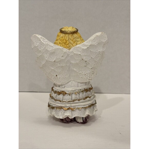 Such A Sweet 4.5" Resin Angel with Heart Decor - Picture 9 of 9